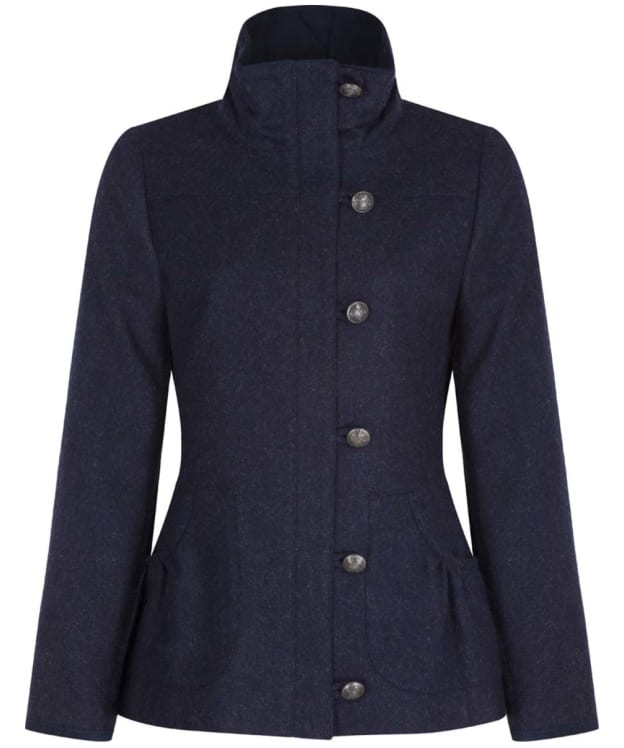 Women's Dubarry Bracken Water-Repellent Tweed Jacket - Navy
