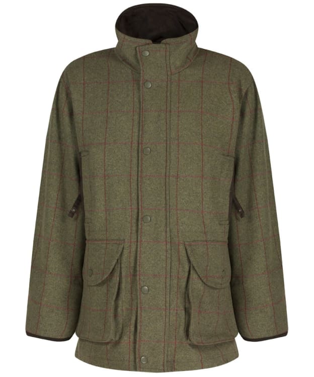 Men's Alan Paine Combrook Waterproof Tweed Field Coat - Sage