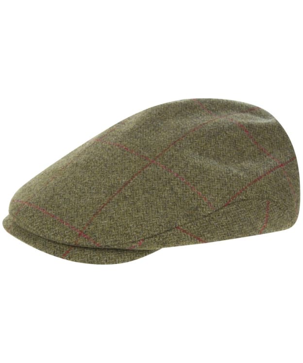 Men's Alan Paine Combrook Waterproof Extended Peak Tweed Cap - Sage