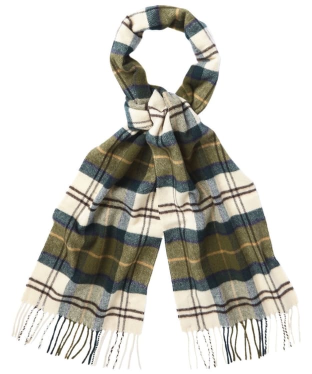 Barbour Tartan Cashmere Wool Mix Scarf - Ancient Tartan