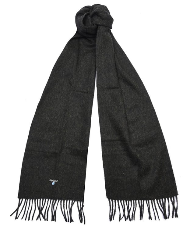 Barbour Plain Lambswool Scarf - Seaweed