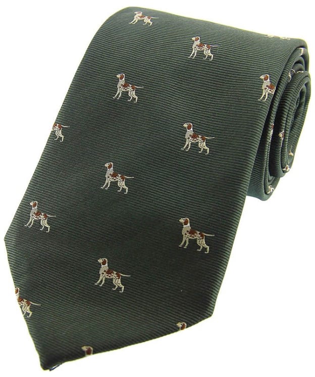 Men's Soprano Hounds Silk Tie - Green