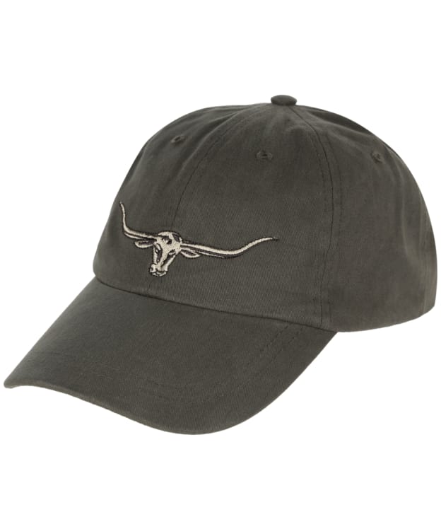 Men's R.M. Williams Steer's Head Cotton Cap - Silt