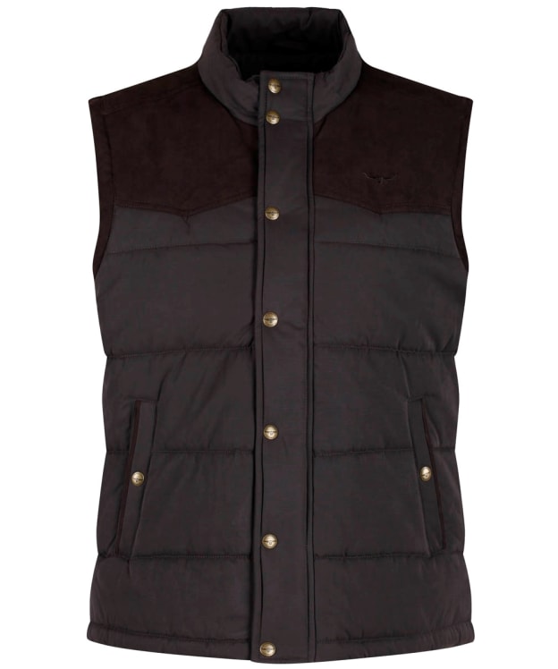 Men's R.M. Williams Carnarvon Quilted Gilet - Chocolate