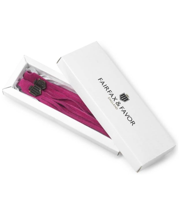 Women's Fairfax & Favor Removable Boot Tassels - Pink Suede