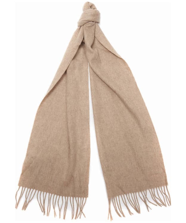Women's Barbour Lambswool Woven Scarf - Oatmeal
