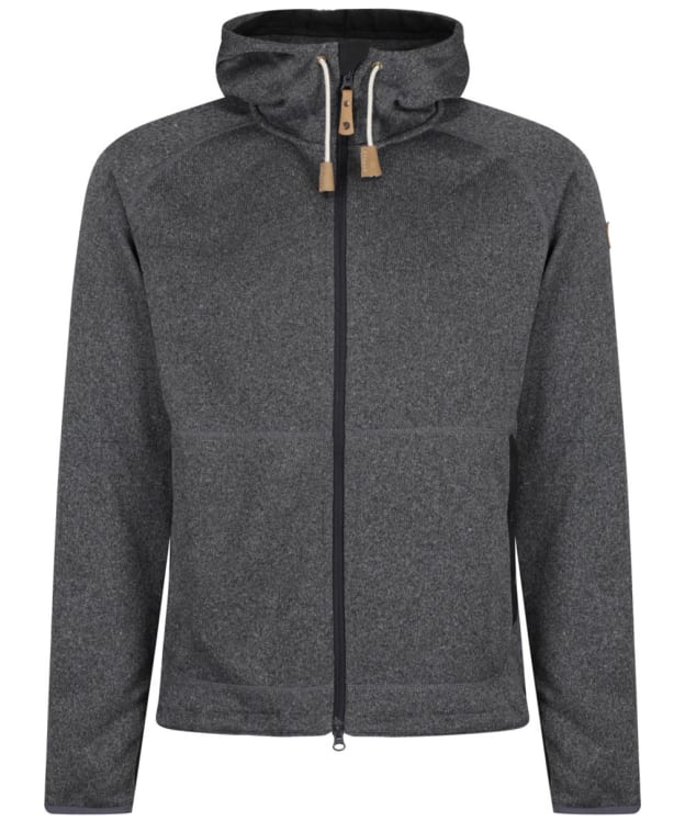 Men's Fjallraven Ovik Fleece Hoodie - Dark Grey