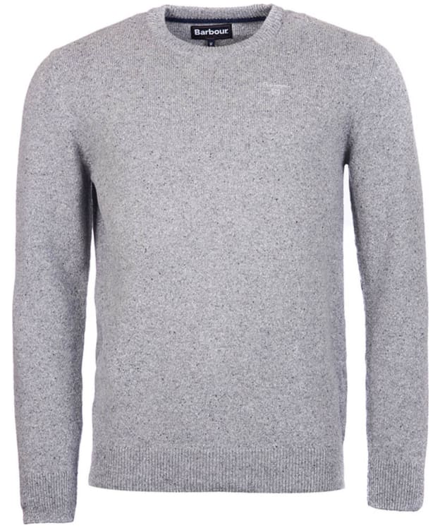 Men's Barbour Tisbury Crew Neck Sweater - Light Grey