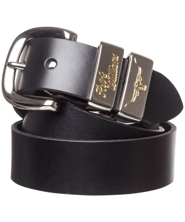 Men's R.M. Williams 1 1/2” Jerrawa Drover Leather Belt - Black