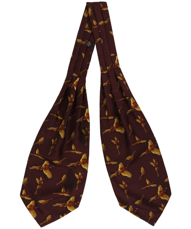 Men's Soprano Country Pheasant Cravat - Wine