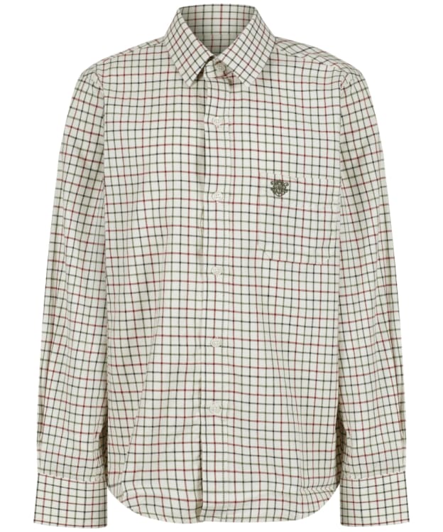 Boy's Alan Paine Ilkley Cotton Shirt, 3-16yrs - Country Check 2