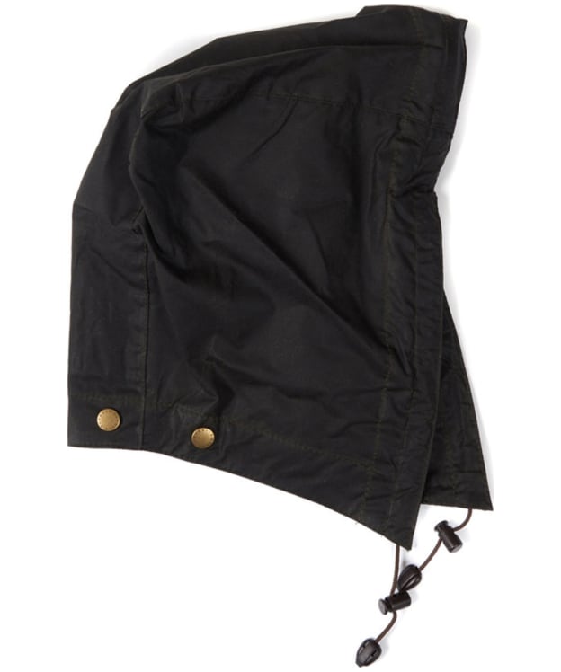 Barbour Lightweight Waxed Cotton Hood - Dark Olive