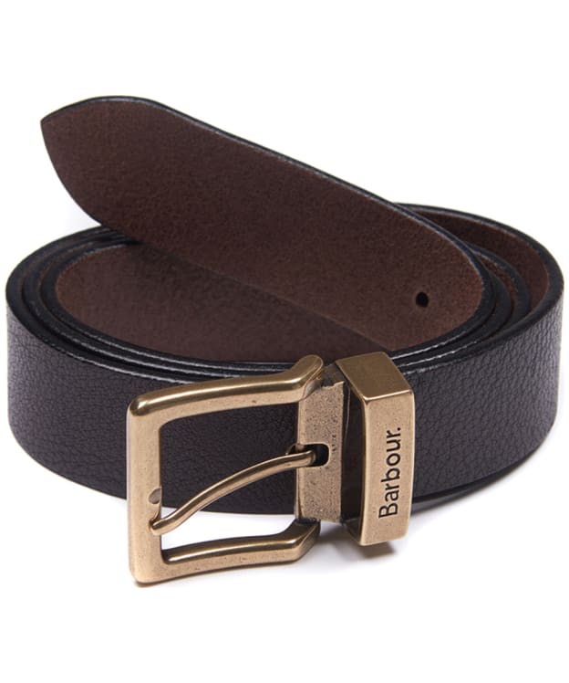 Men's Barbour Blakely Belt - Dark Brown
