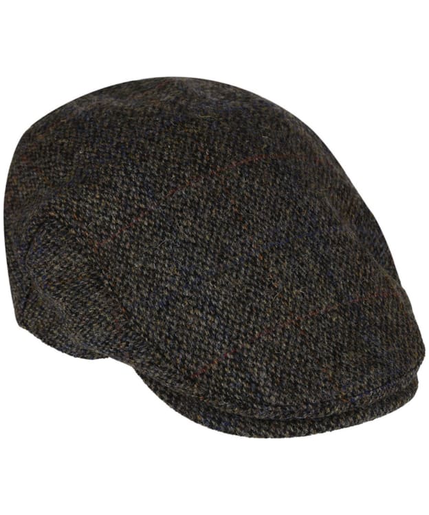 Heather Highland Harris Tweed Flat Cap - Grey