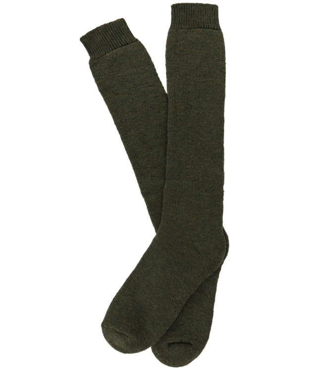 Men's Pennine Poacher Knee High Wool Rich Shooting Socks - Greenacre