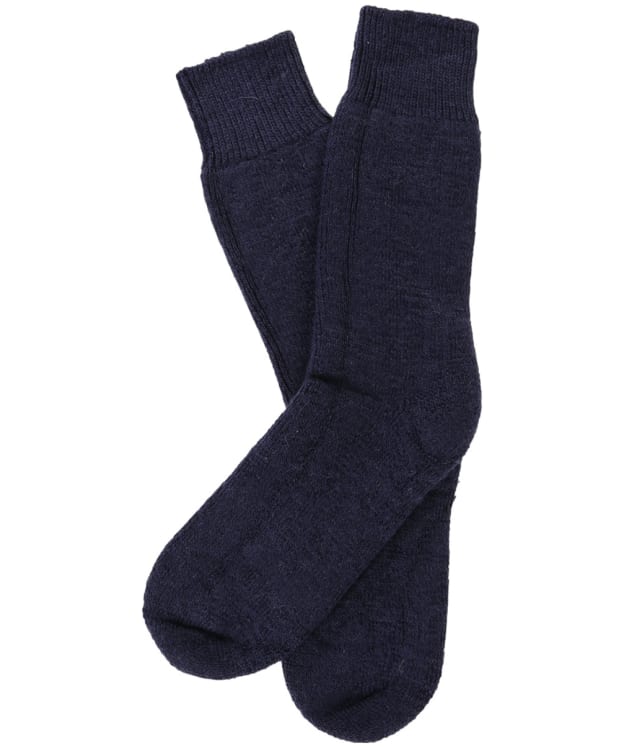 Men's Pennine Ranger Wool Blend Boot Socks - Navy