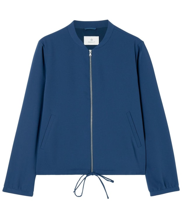 Women's GANT Diamond G Drawstring Jacket - Marine