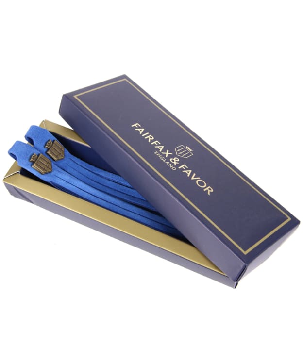 Women's Fairfax & Favor Removable Boot Tassels - Cobalt Blue Suede