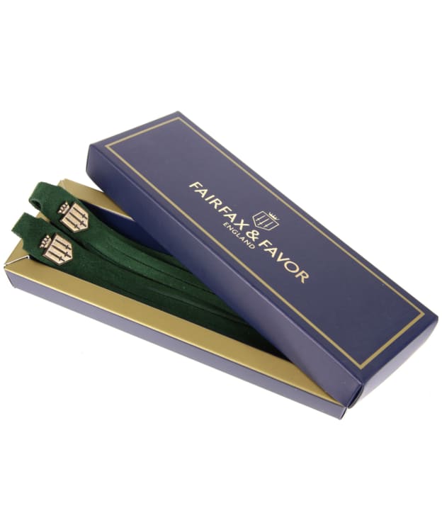 Women's Fairfax & Favor Removable Boot Tassels - Forest Green Suede