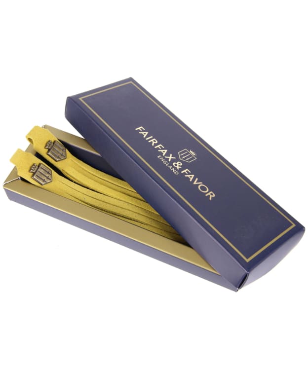 Women's Fairfax & Favor Removable Boot Tassels - Mustard Yellow Suede