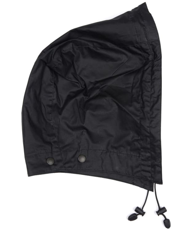 Barbour Lightweight Waxed Cotton Hood - Black