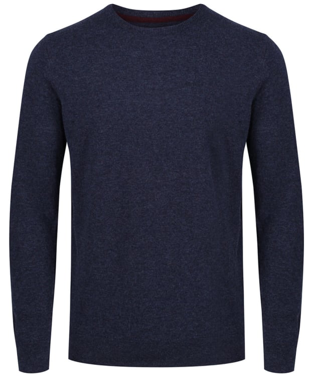 Men's Barbour Essential Lambswool Crew Neck Sweater - Indigo