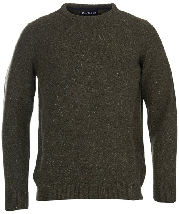 Men's Barbour Tisbury Crew Neck Sweater - Dark Seaweed