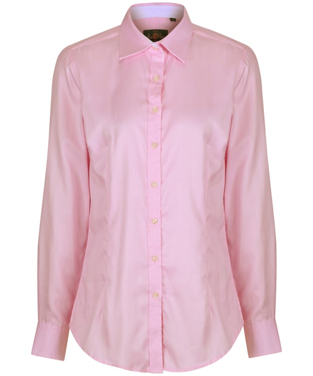 Women's Alan Paine Bromford Classic Fit Cotton Shirt - Pink