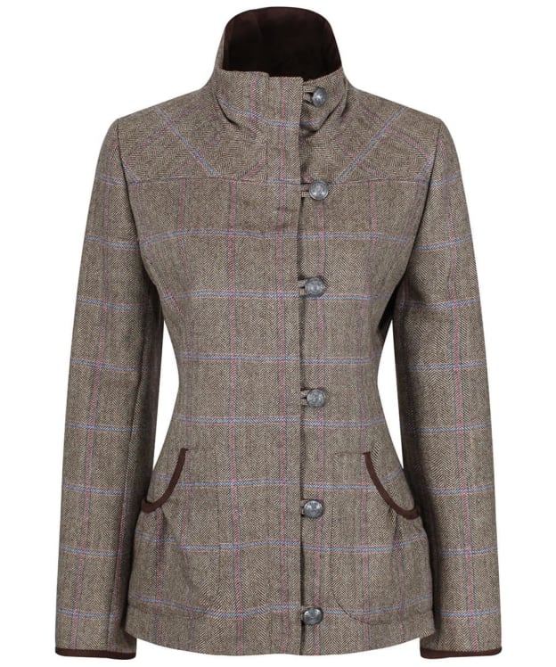 Women's Dubarry Bracken Water-Repellent Tweed Jacket - Woodrose
