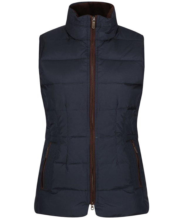 Women's Dubarry Lightweight Down Spiddal Gilet - Navy Multi