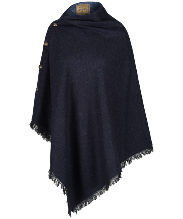 Women's Dubarry Hazelwood Teflon® Tweed Poncho - Navy