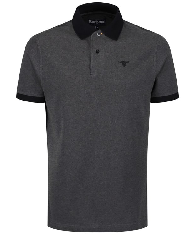 Men's Barbour Sports Polo Mix Shirt - Black