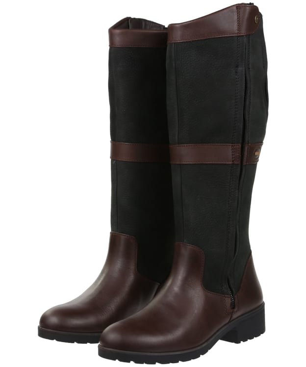 Women's Dubarry Sligo GORE-TEX® Waterproof Leather Boots - Black / Brown