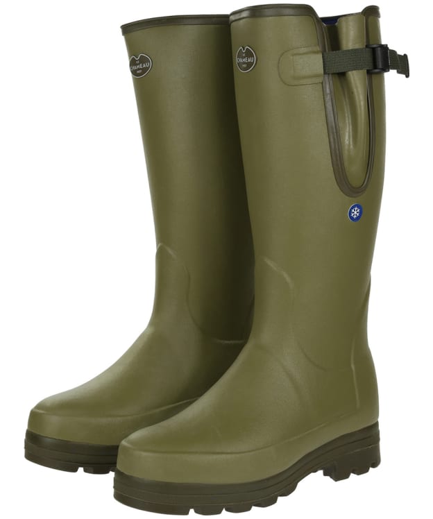 Men's Le Chameau Vierzonord Extreme Tall Wellingtons - Green