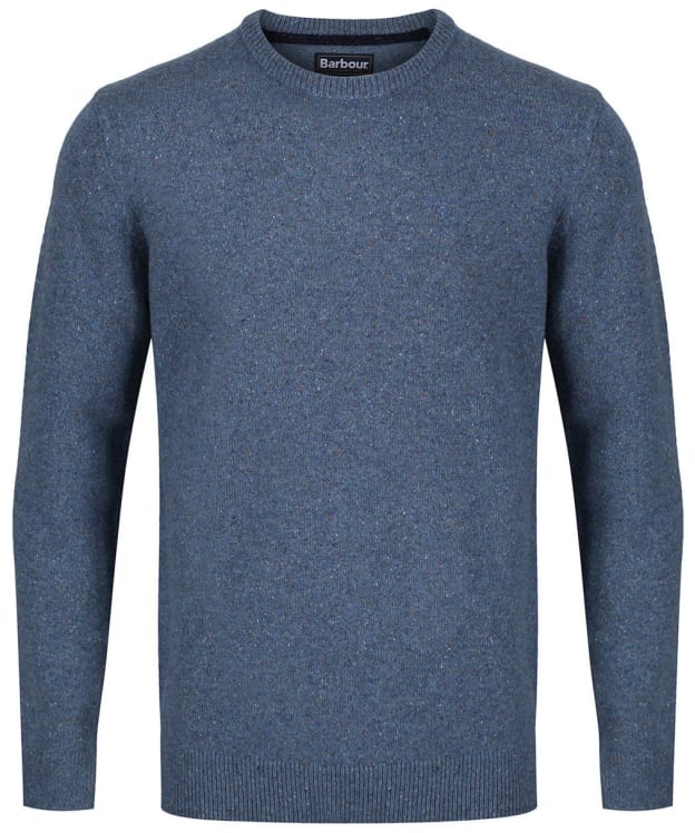 Men's Barbour Tisbury Crew Neck Sweater - Chambray Blue