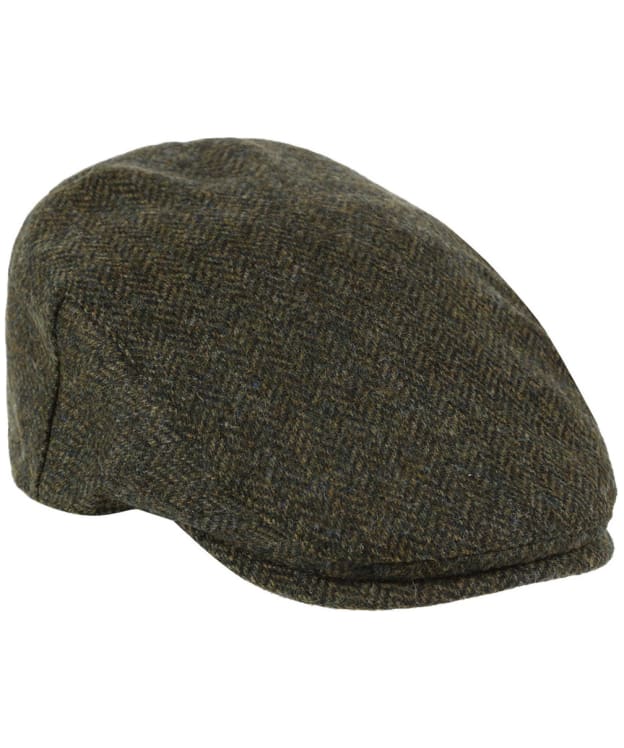 Heather Chapman British Tweed Flat Cap - Green HB