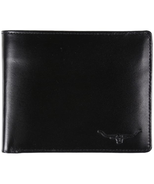 Men's R.M. Williams Tri-Fold Leather Wallet - Black