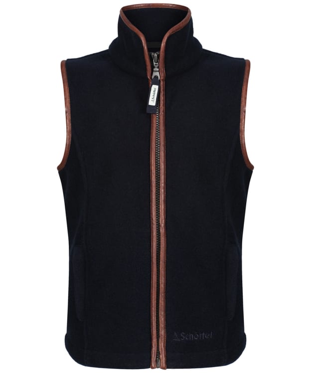 Girl's Schoffel Little Lyndon Fleece Gilet, 5-14yrs - Navy