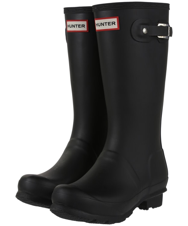 Kids Hunter Original Wellington Boots, 12-5 - Black