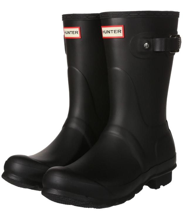 Women's Hunter Original Short Wellington Boots - Black