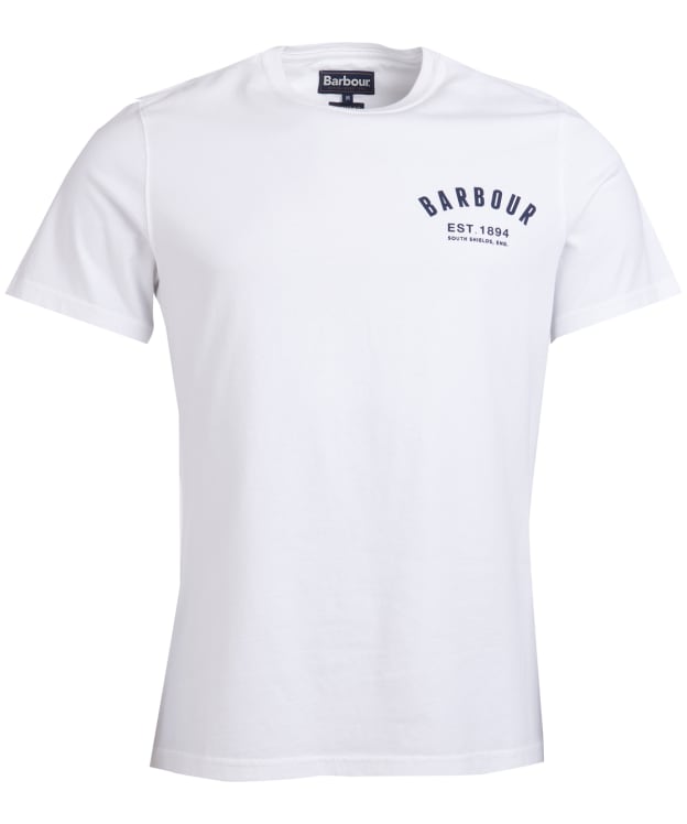 Men's Barbour Preppy Tee - White