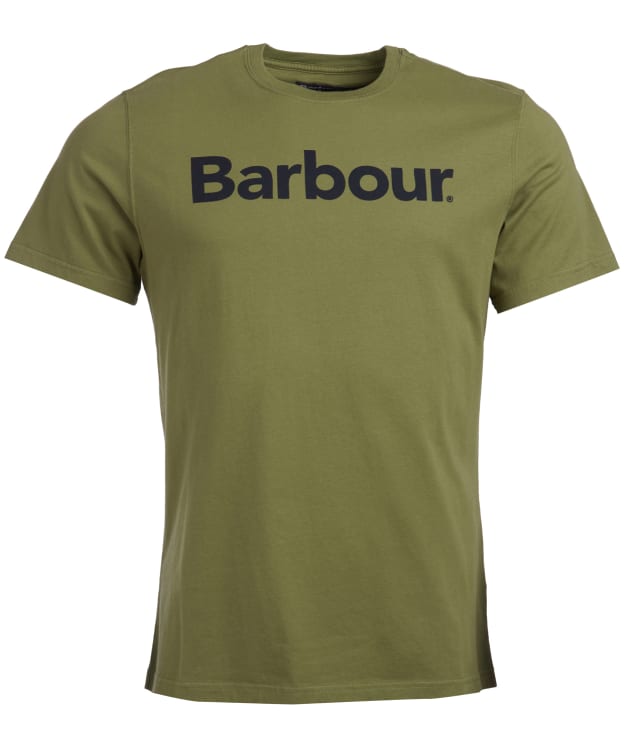 Men's Barbour Logo Tee - Burnt Olive