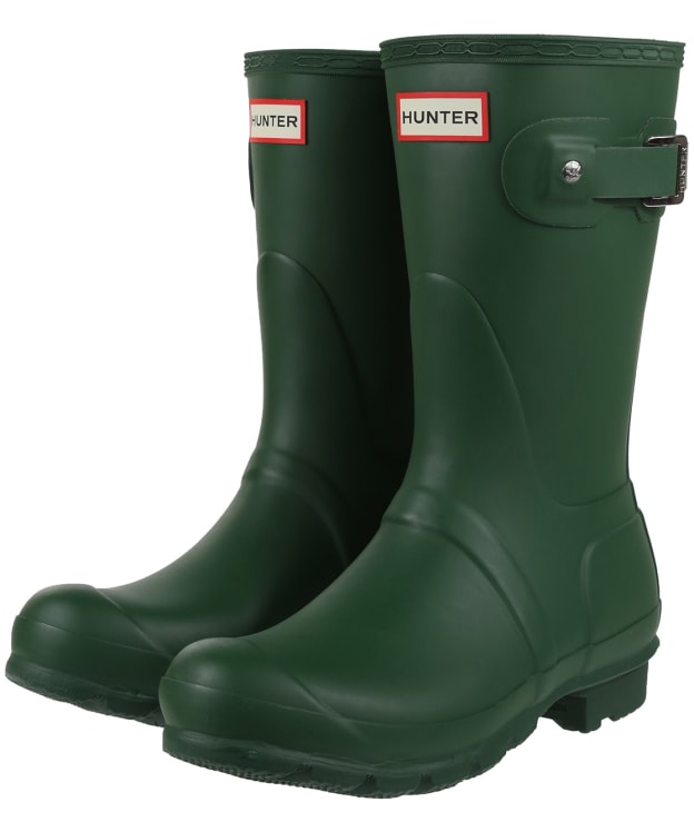Women's Hunter Original Short Wellington Boots - Green