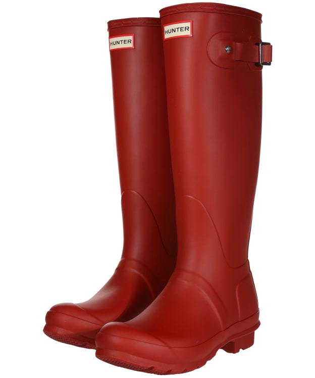 Women's Hunter Original Tall Wellington Boots - Military Red