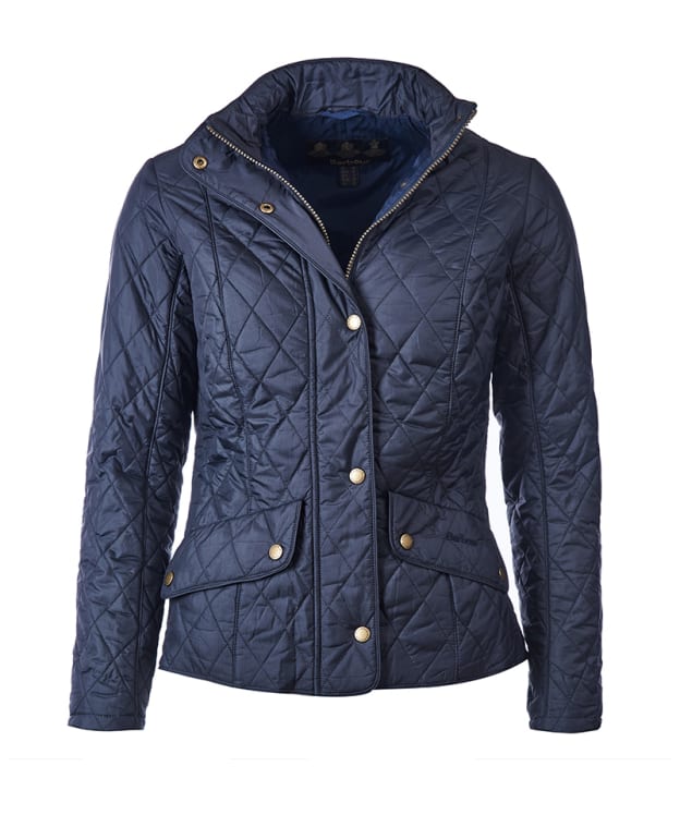 Women's Barbour Flyweight Cavalry Quilted Jacket - Navy