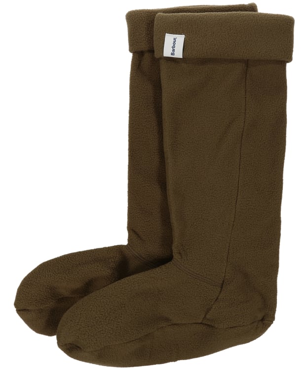 Barbour Fleece Wellington Socks - Olive