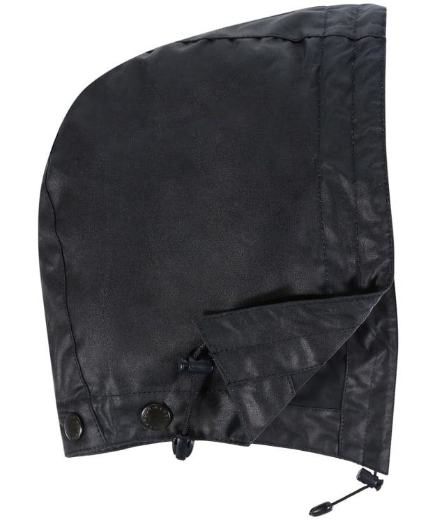 Barbour Waxed Cotton Hood (Plain Lining) - Navy