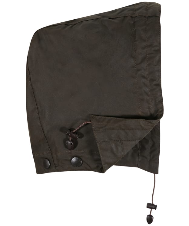 Barbour Waxed Cotton Hood (Plain Lining) - Olive