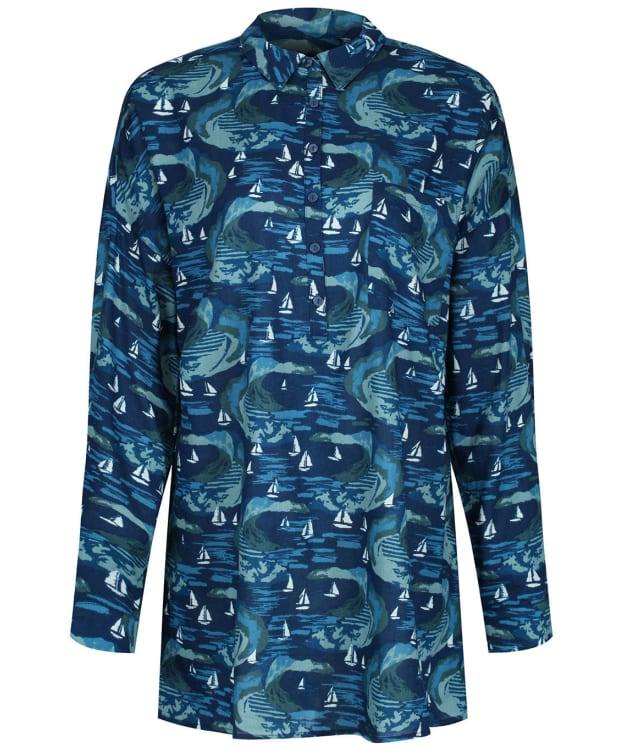 Women's Seasalt Polpeor Tunic Shirt - Penwith View Light Squid