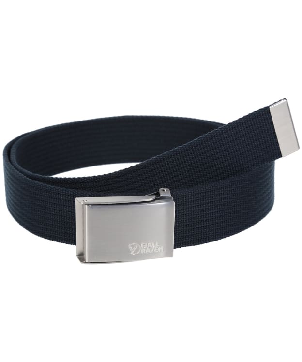 Men's Fjallraven Canvas Belt - Dark Navy